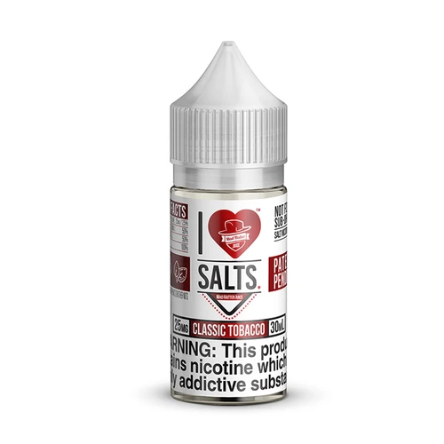 I Love Salts - Classic Tobacco (30ML) Salt Likit